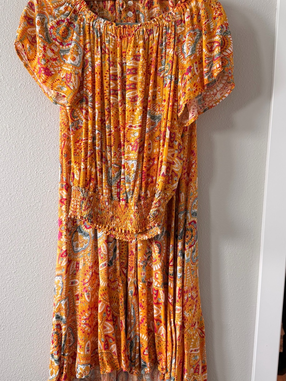 Boho Paisley 2 Piece Set Cynthia Rowley Top M Rachel Zoe Skirt S